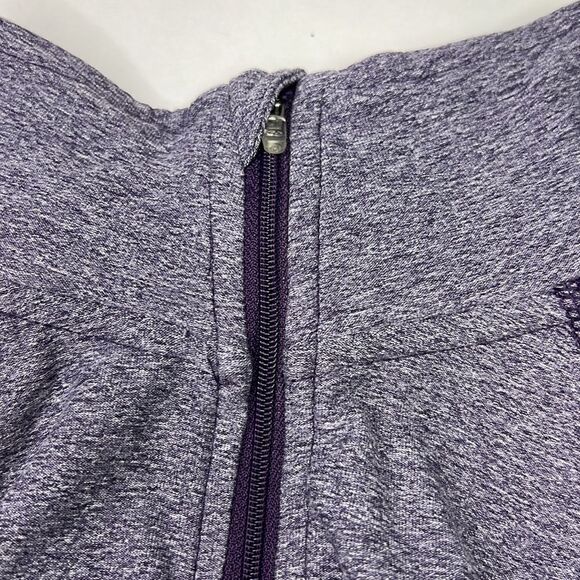 Champion Women’s Purple Quarter Zip Long Sleeve Pullover Size Medium - Picture 8 of 12